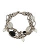 David Yurman Pearl, Onyx & Quartz Multistrand Bracelet