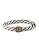 David Yurman Diamond Metro Cable Bangle Bracelet