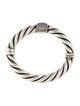David Yurman Diamond Metro Cable Bangle Bracelet