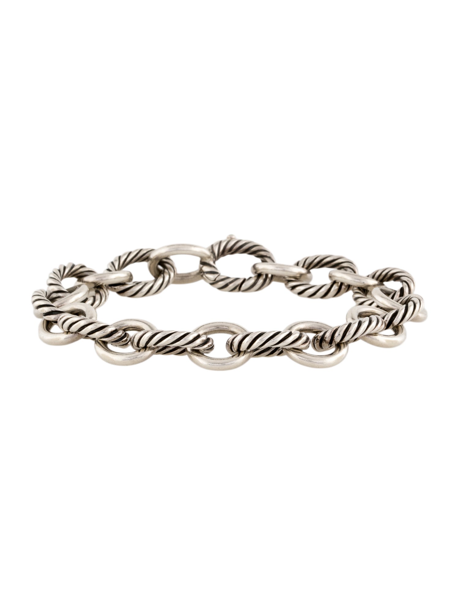Celine Céline ID Bracelet - Silver-Tone Metal Link