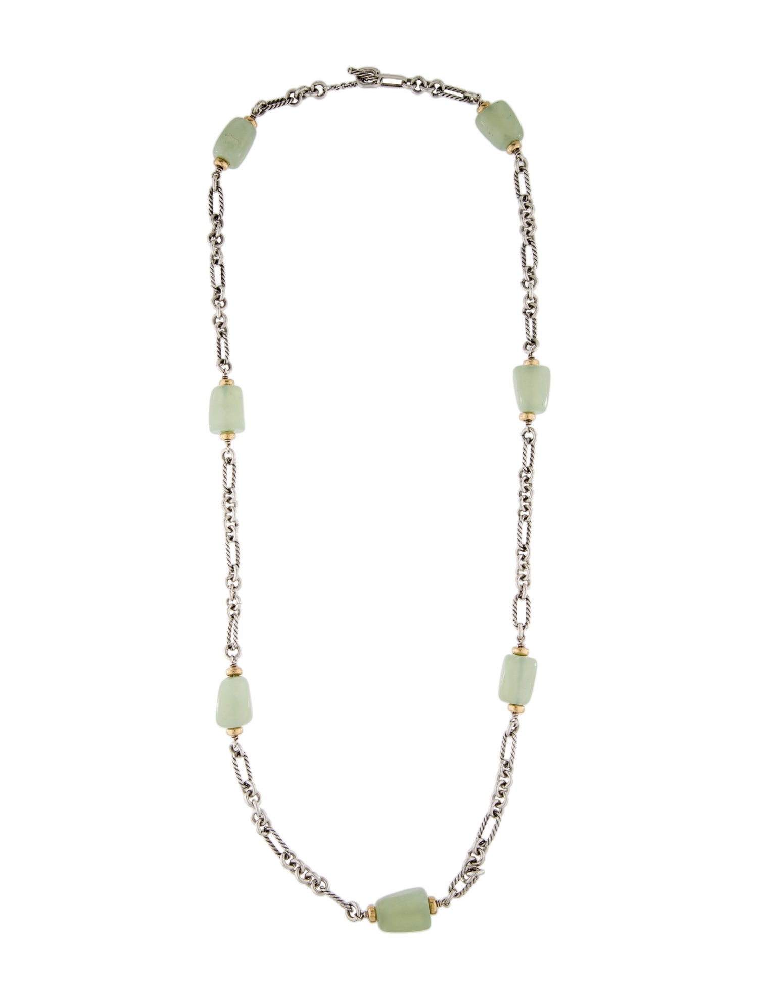 David Yurman Serpentine Figaro Chain Necklace
