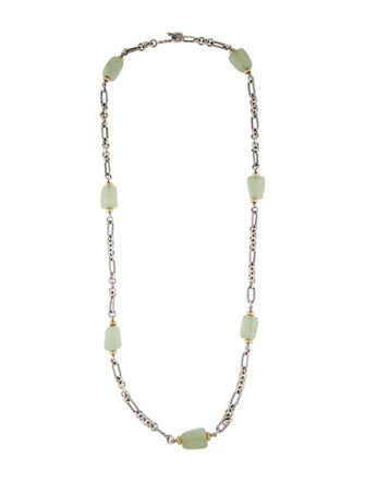 David Yurman Serpentine Figaro Chain Necklace