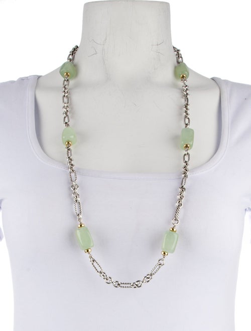 David Yurman Serpentine Figaro Chain Necklace