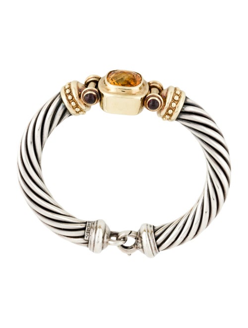 David Yurman Citrine & Garnet Renaissance Bangle