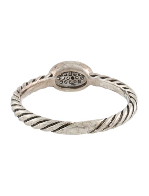 David Yurman Diamond Cable Collectibles® Oval Stack Ring