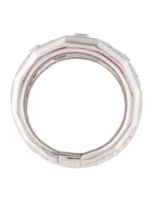 David Yurman 18K Enamel, Sapphire & Diamond Stax 5 Row Band