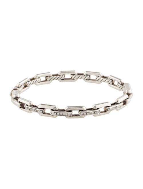 David Yurman Diamond Stax Link Bracelet
