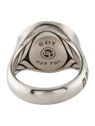 David Yurman Diamond Maritime Compass Signet Ring