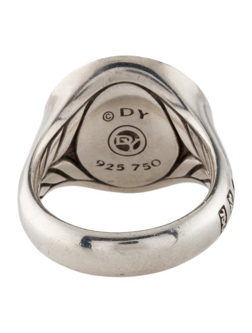 David Yurman Diamond Maritime Compass Signet Ring