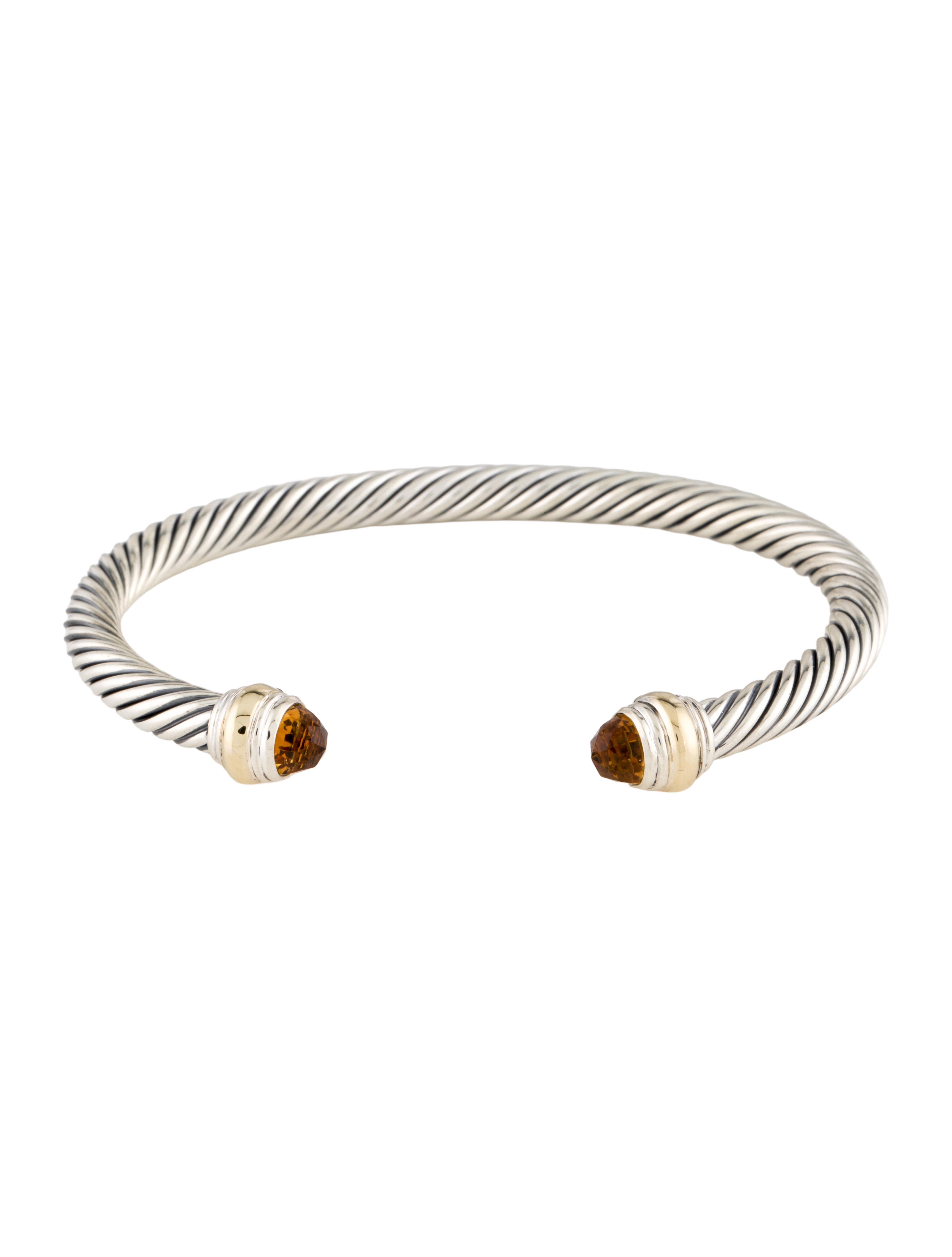 David Yurman Citrine Classic Cable Bracelet
