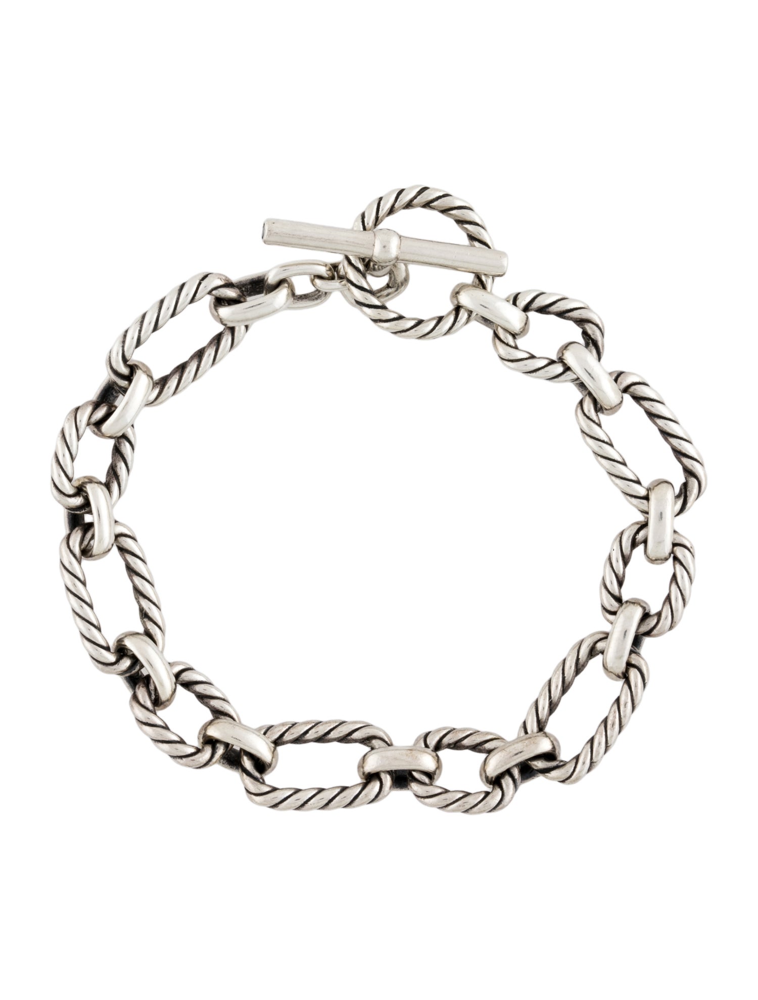 David Yurman Sapphire DY Madison® Toggle Chain Bracelet