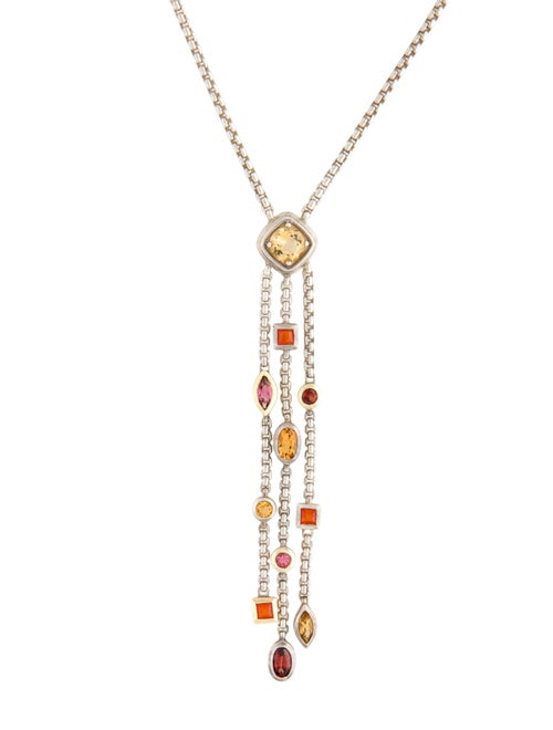 David Yurman Multistone Confetti Lavalier Necklace