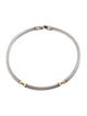 David Yurman Two-Tone Metro Cable Collar Necklace