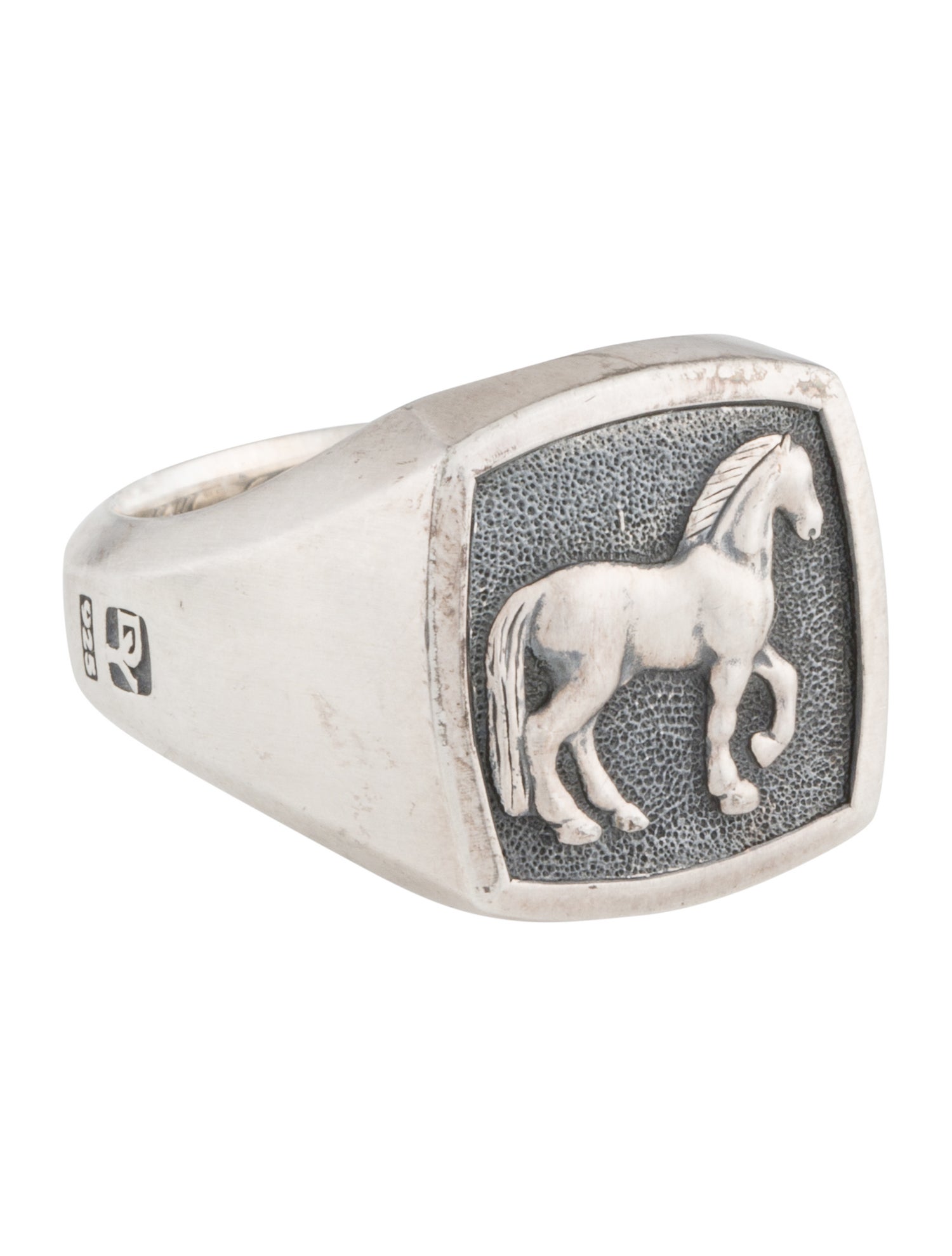 David Yurman Petrvs Horse Signet Ring