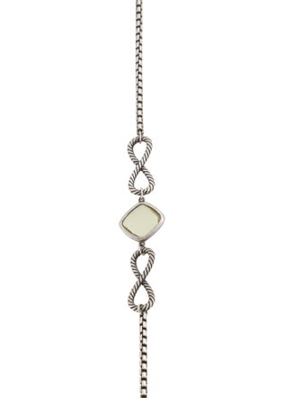 David Yurman Citrine & Prasiolite Long Infinity Station Necklace