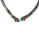David Yurman Dyed Chalcedony & Tourmaline Renaissance Collar Necklace