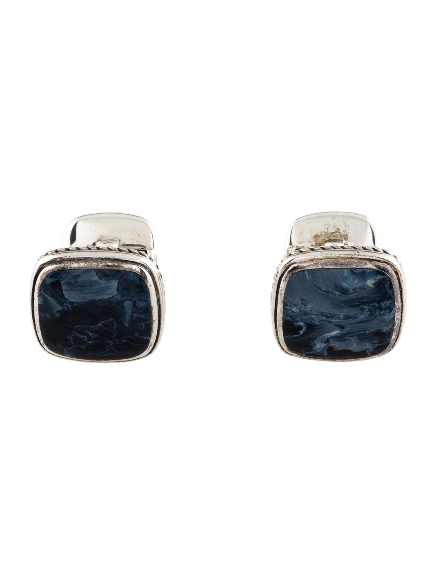 David Yurman Pietersite Streamline Cufflinks