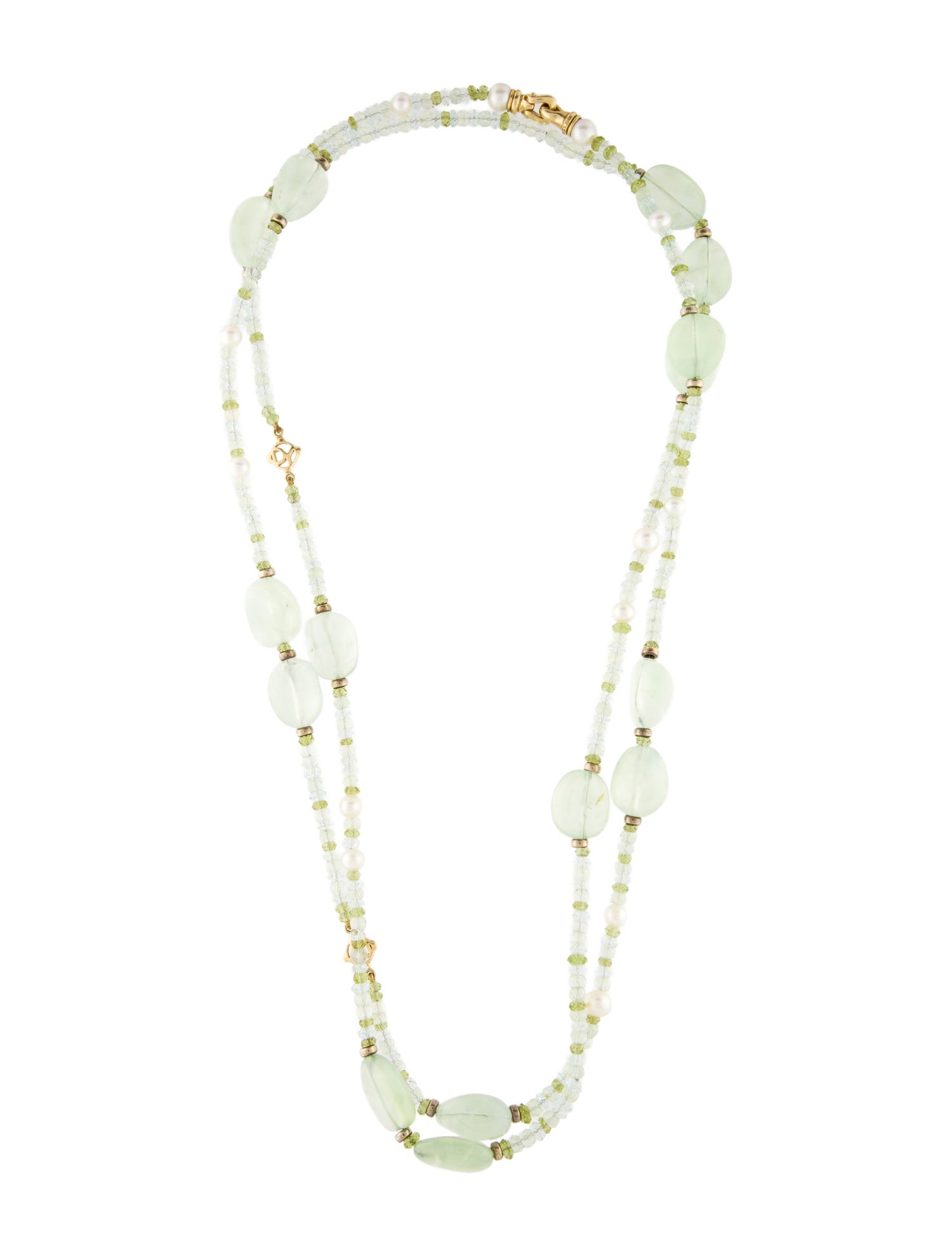 David Yurman 18K Pearl & Multistone Bijoux Necklace