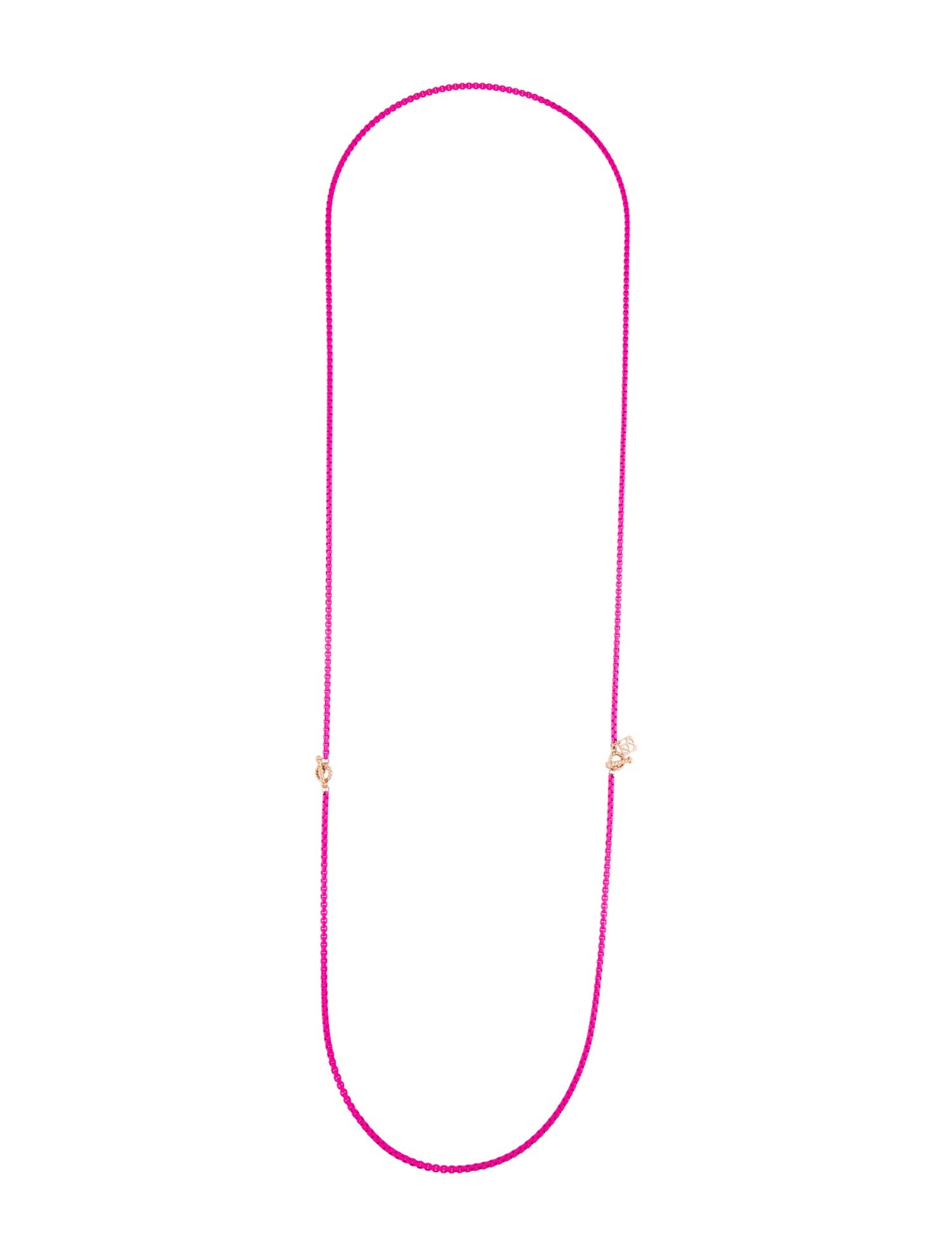 David Yurman DY Bel Aire Color Box Chain Necklace