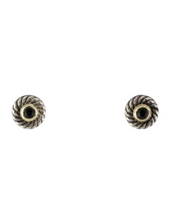 David Yurman Onyx Cookie Stud Earrings