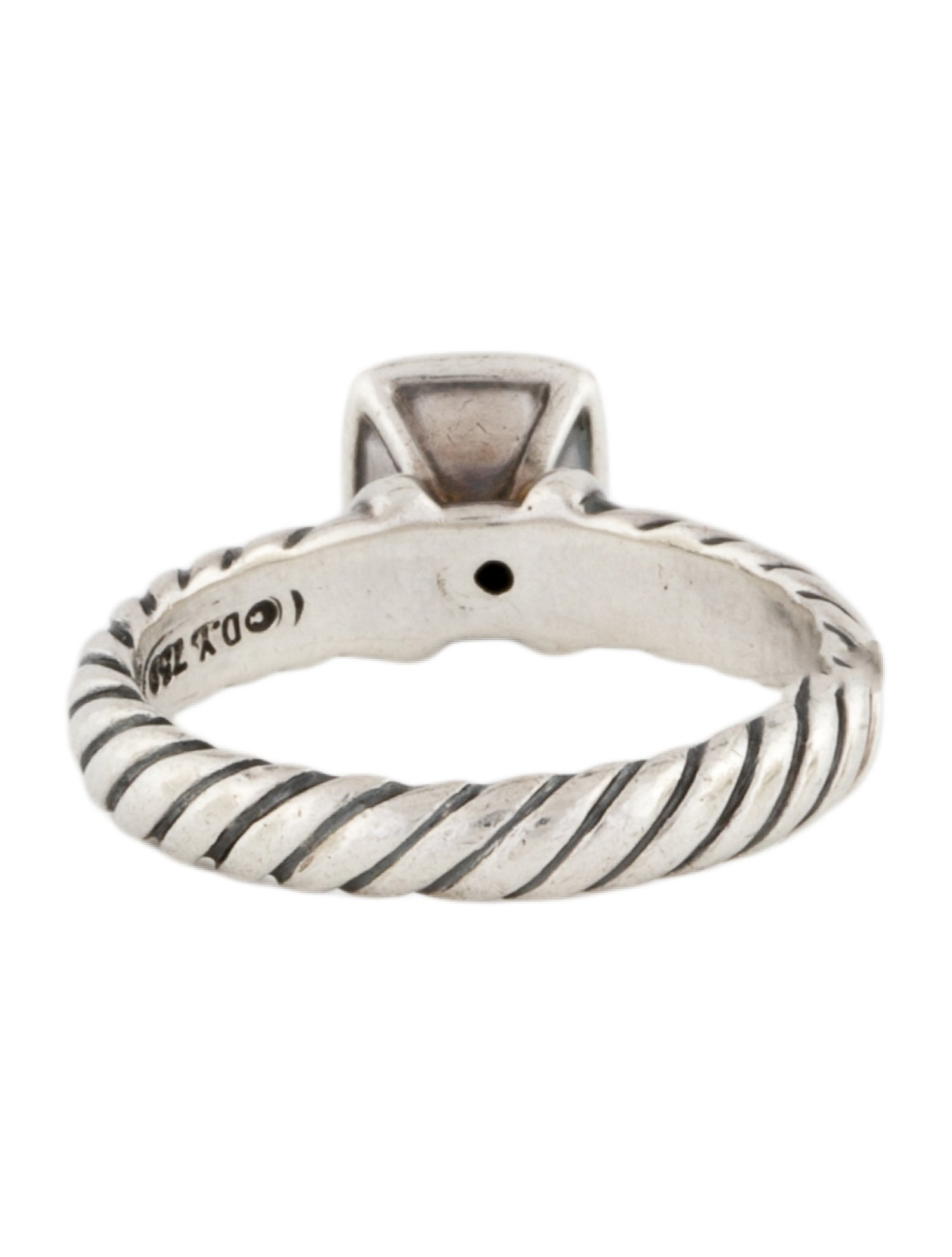 David Yurman Diamond Square Stacking Band