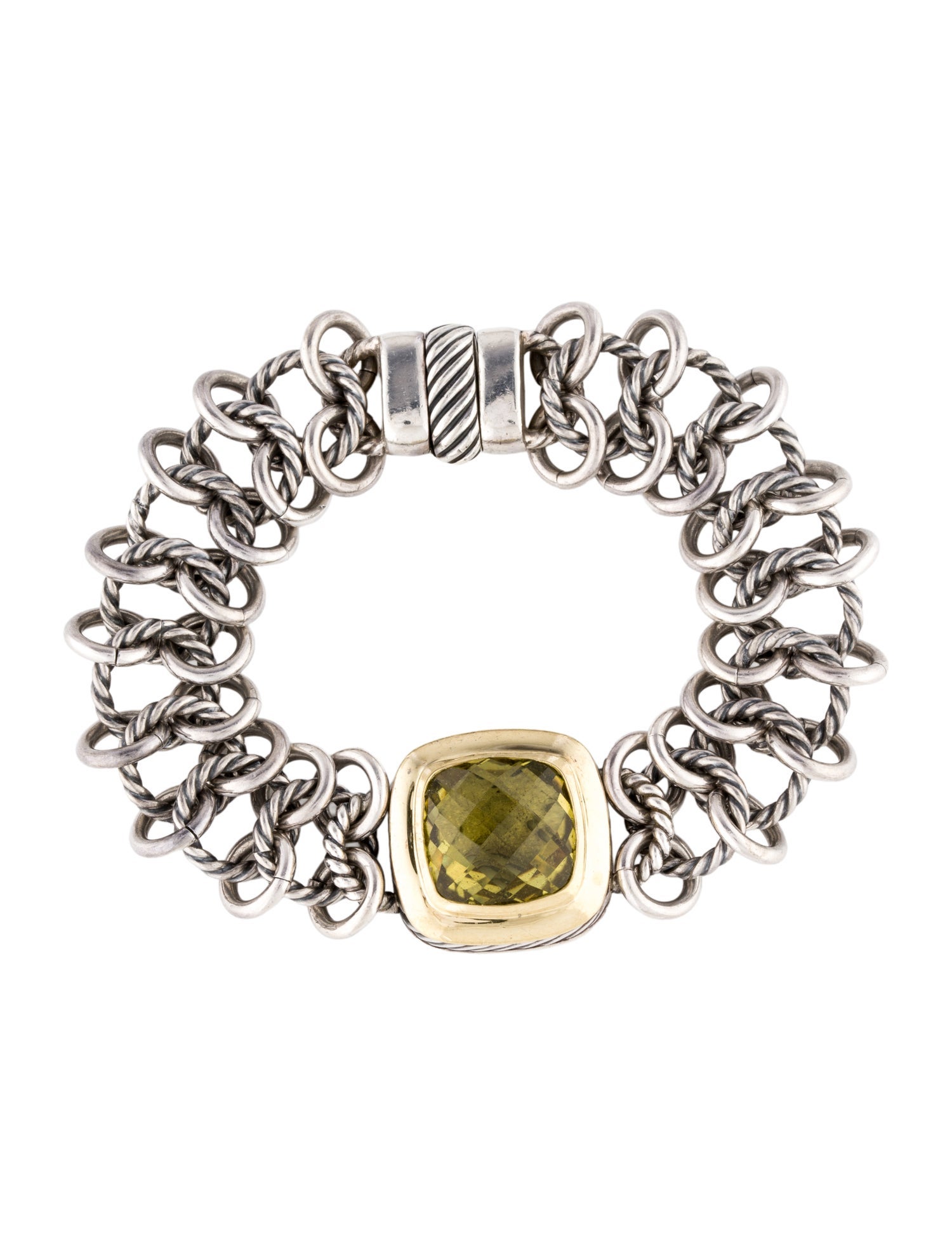 David Yurman Quartz Chainmail Bracelet