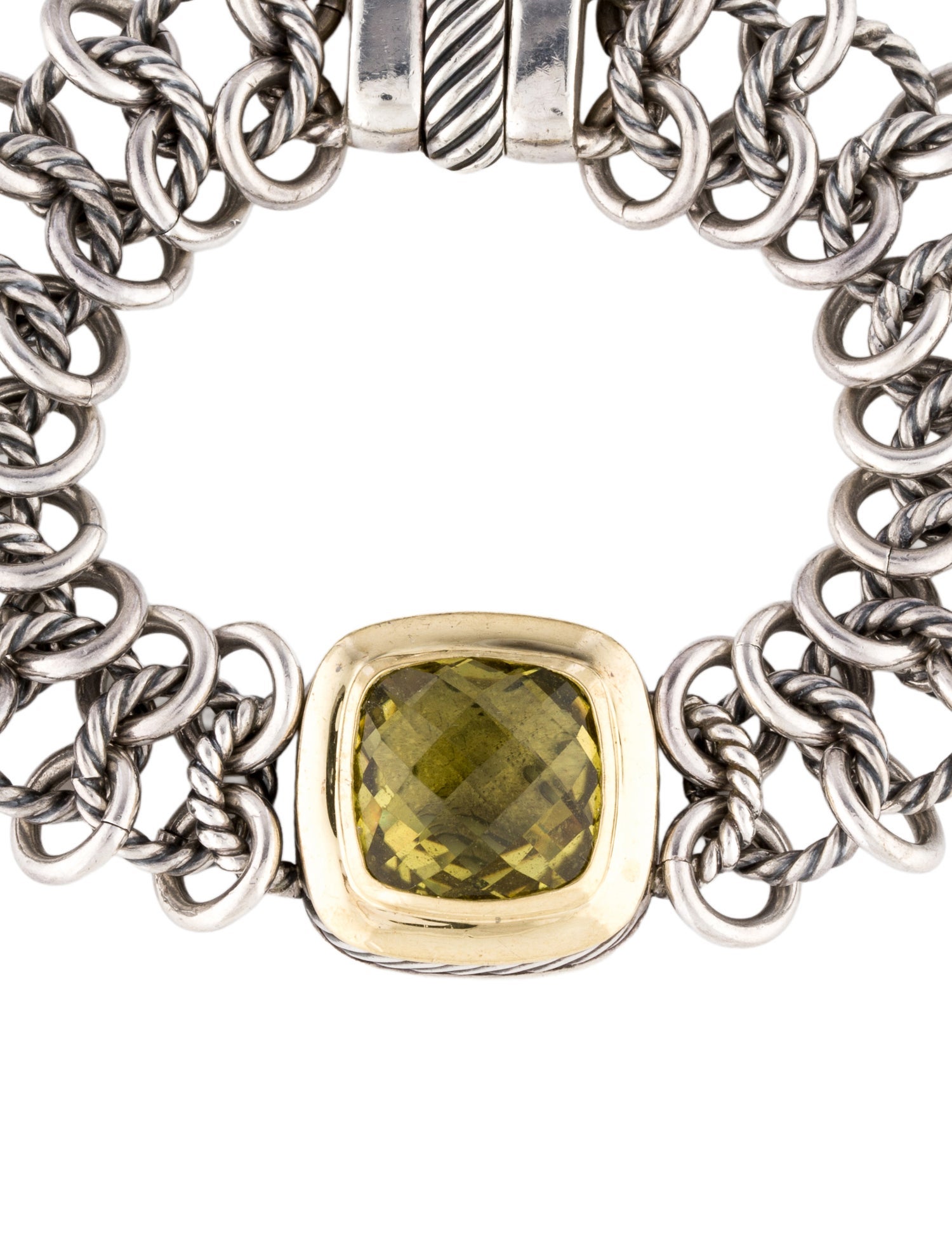 David Yurman Quartz Chainmail Bracelet