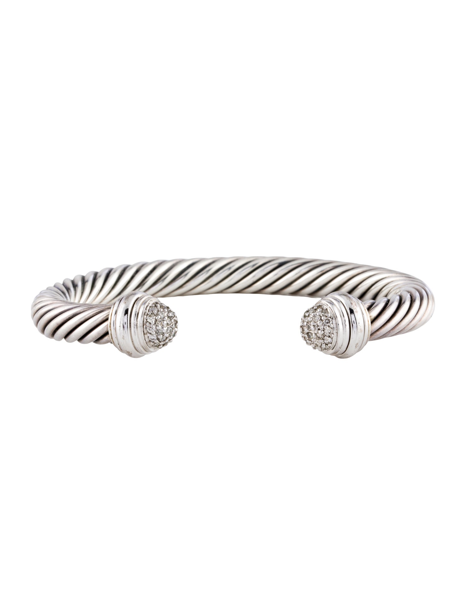 David Yurman Diamond Classic Cable Cuff