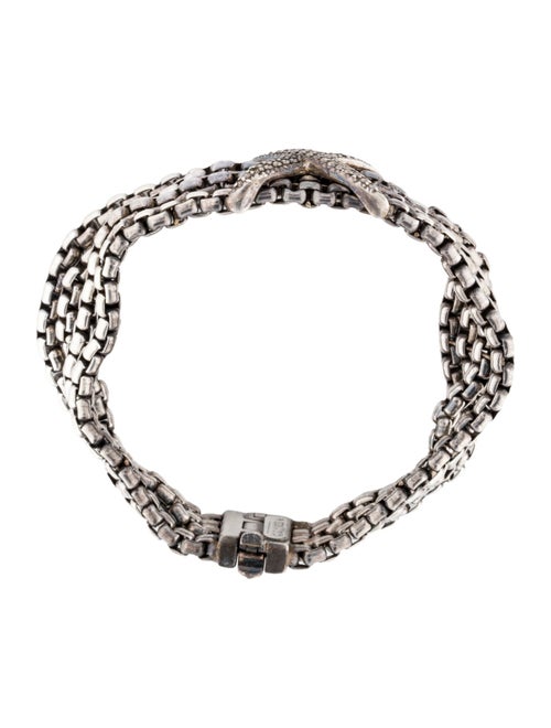 David Yurman Diamond X Multistrand Bracelet