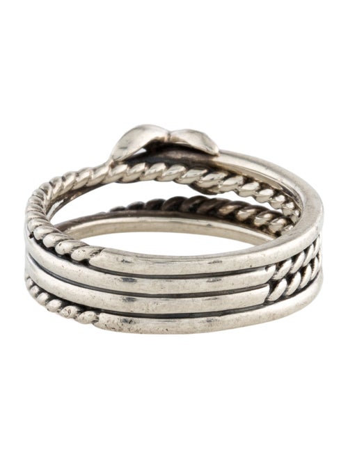 David Yurman Diamond X Crossover Band Ring