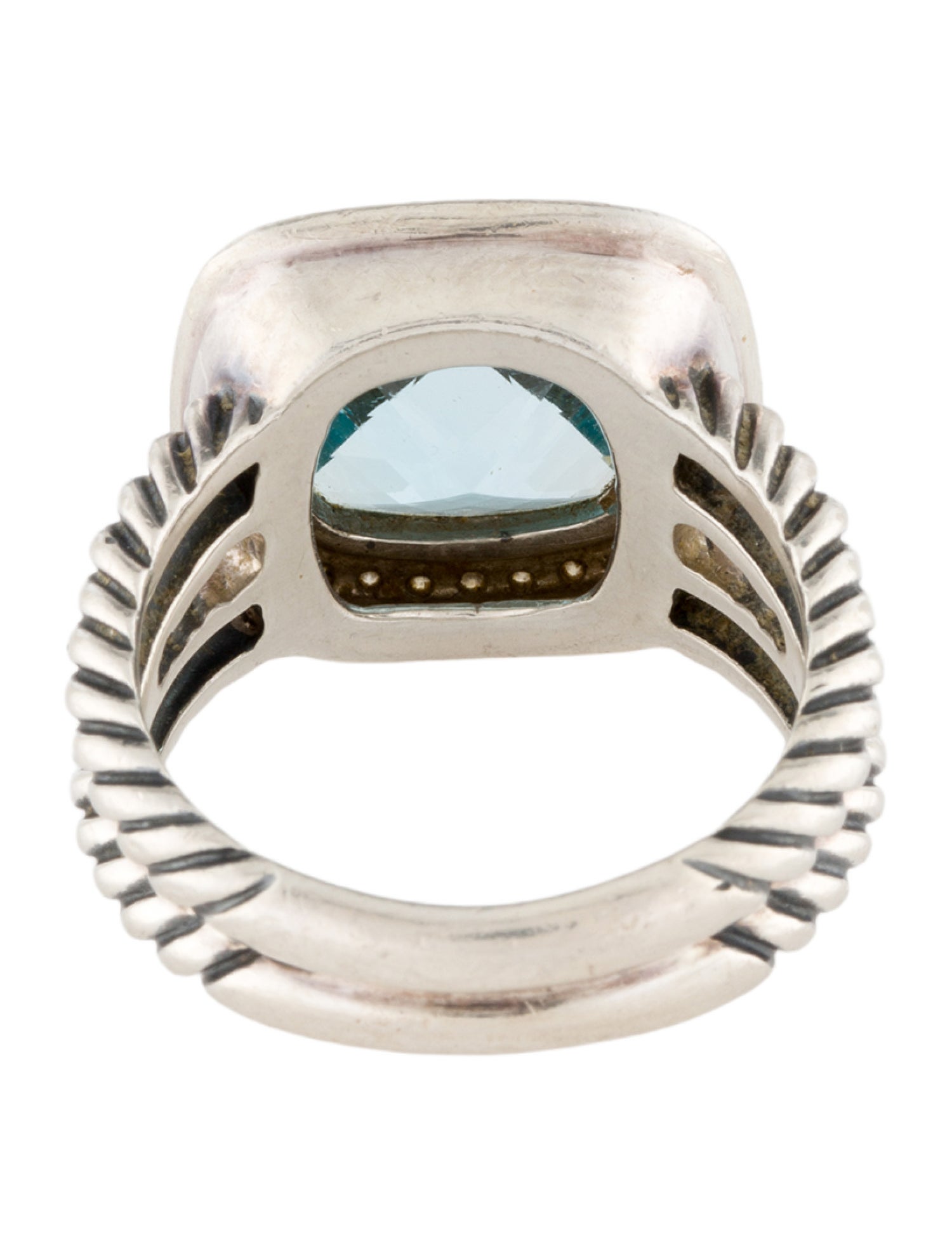 David Yurman Topaz & Diamond Albion Cocktail Ring