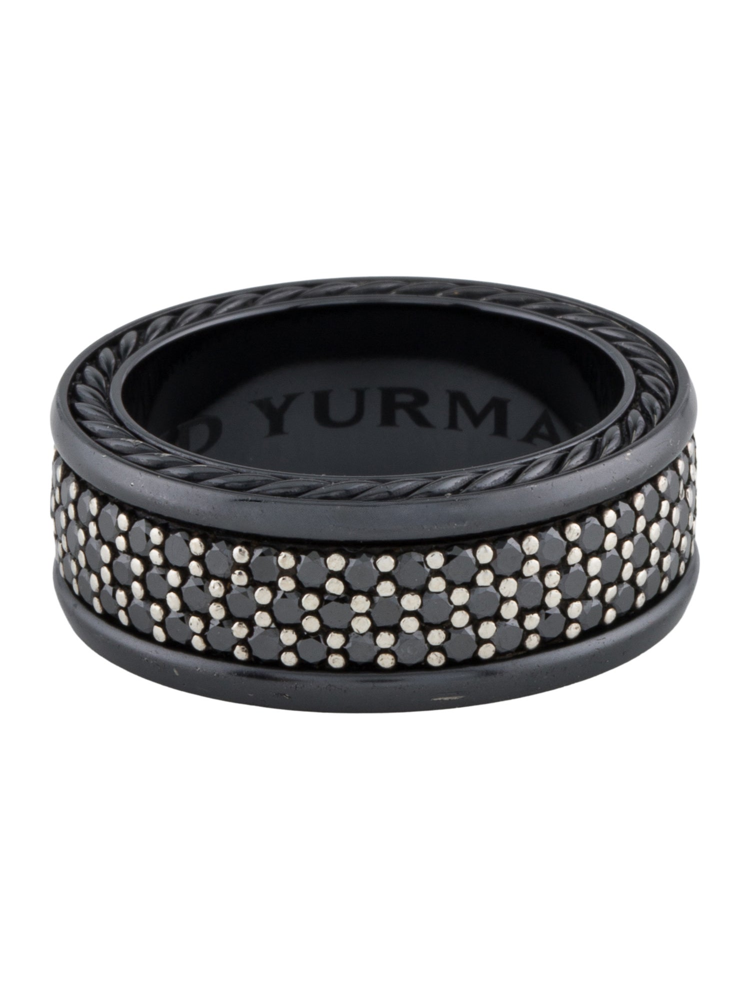 David Yurman Streamline® Diamond Three Row Band Ring