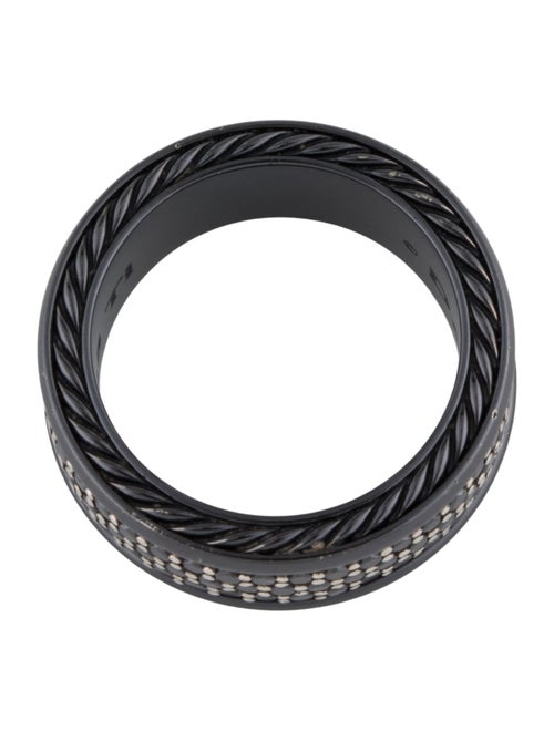 David Yurman Streamline® Diamond Three Row Band Ring