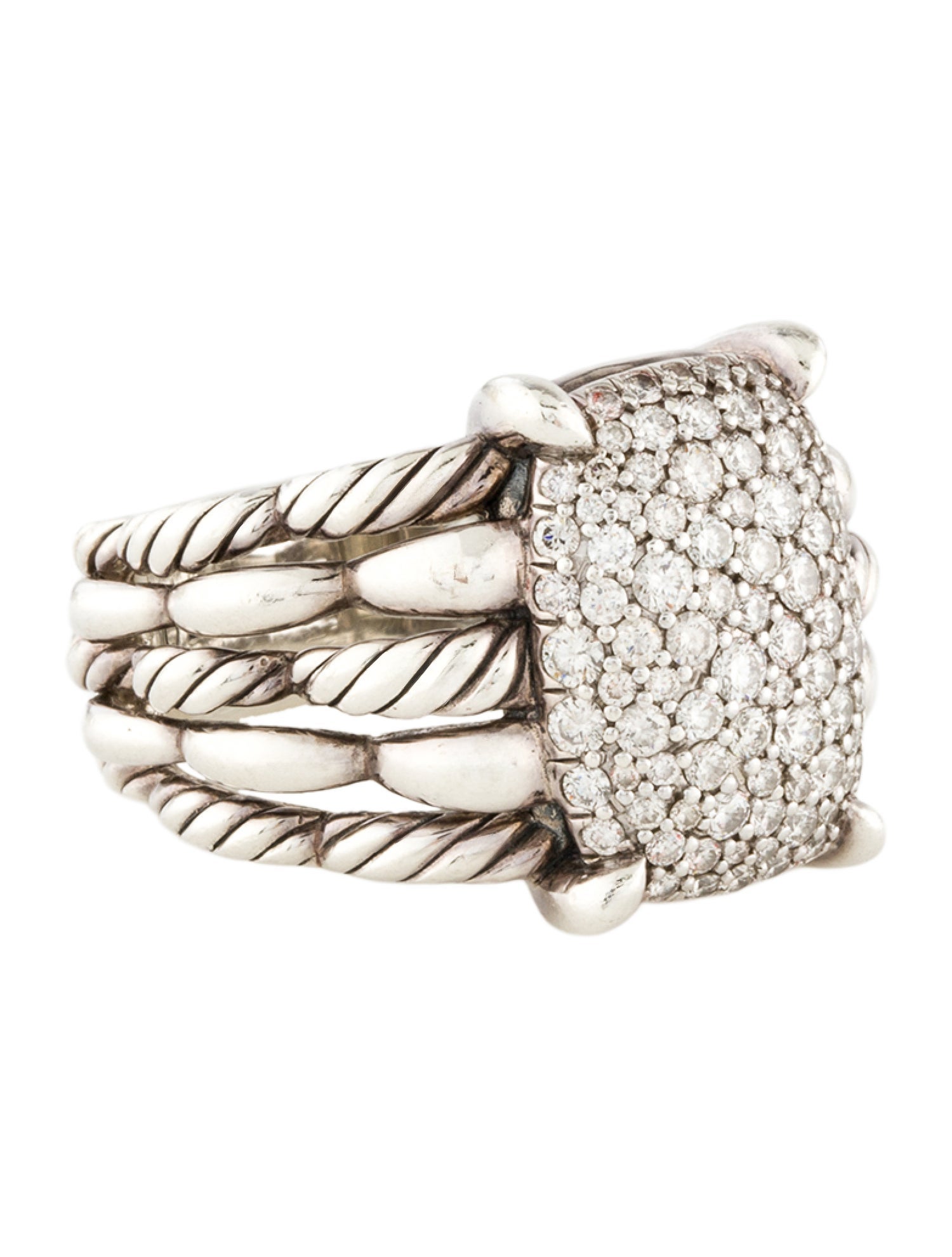 David Yurman Diamond Tides Cocktail Ring
