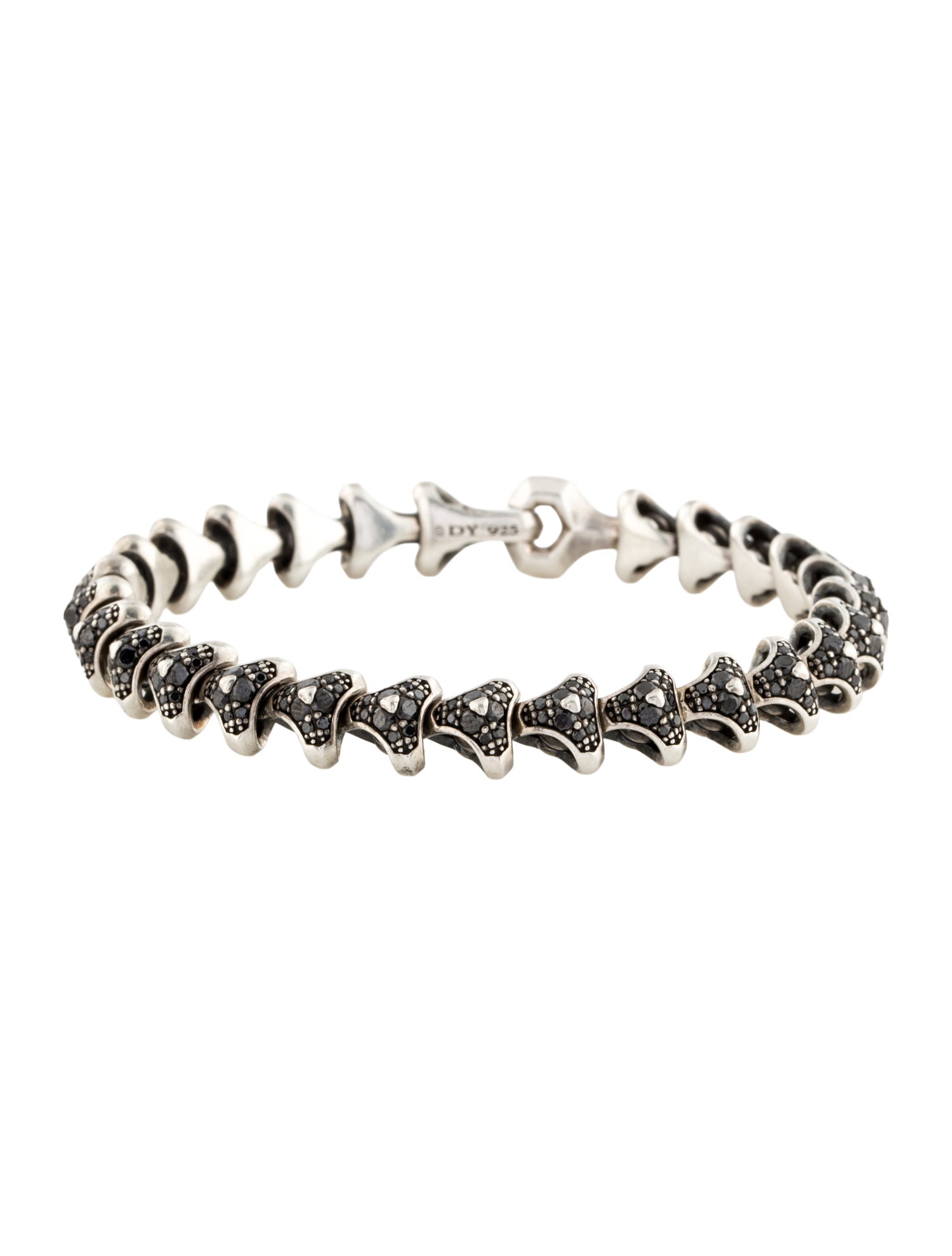 David Yurman 5.04ctw Diamond Armory Link Bracelet
