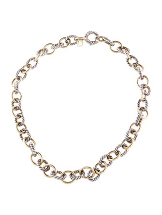 David Yurman Two-Tone Madison Chain Necklace