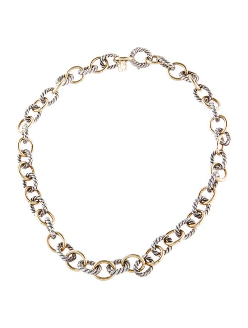 David Yurman Two-Tone Madison Chain Necklace
