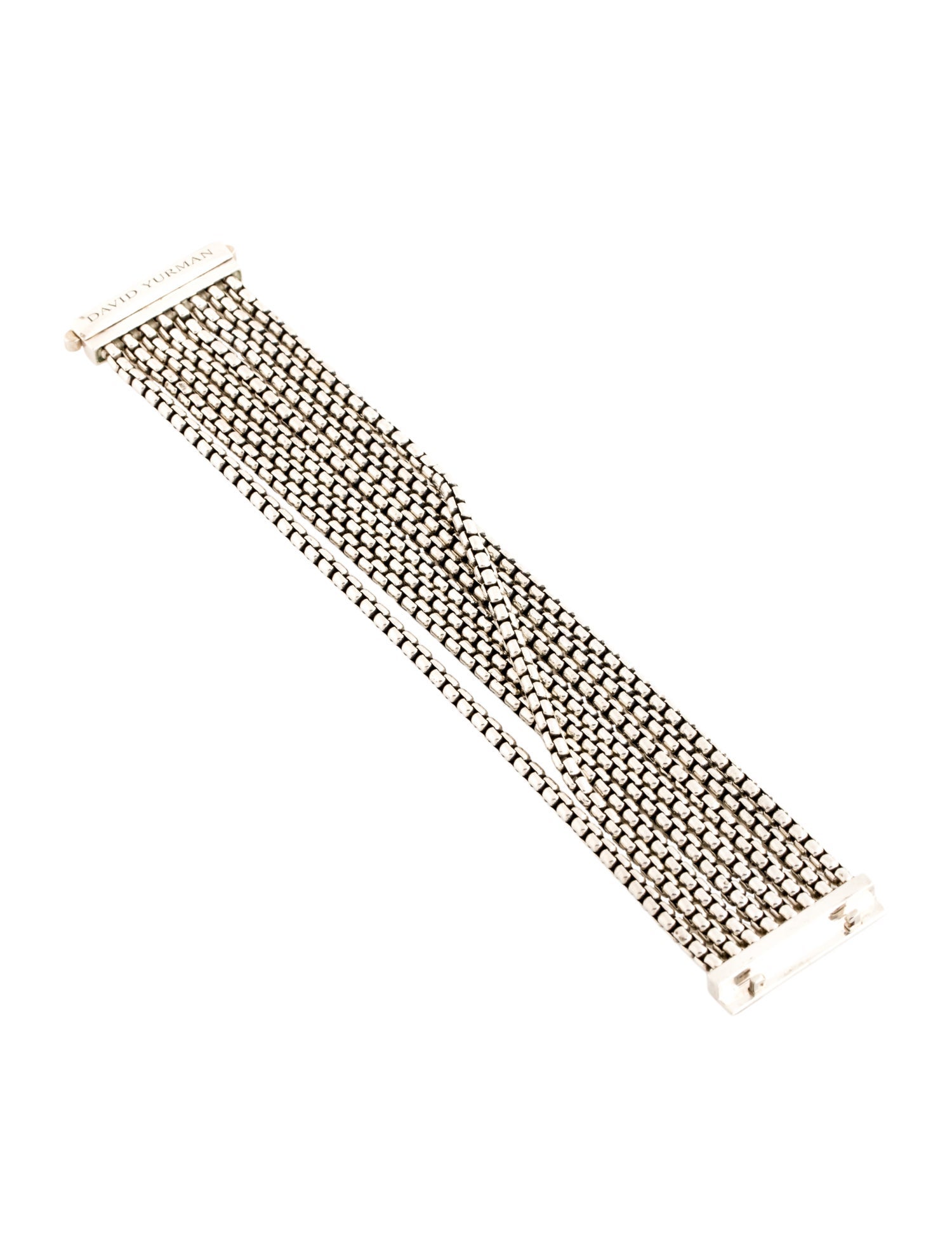 David Yurman Box Chain Eight Row Bracelet