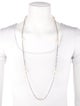 David Yurman Two-Tone Pearl Figaro Chain Necklace