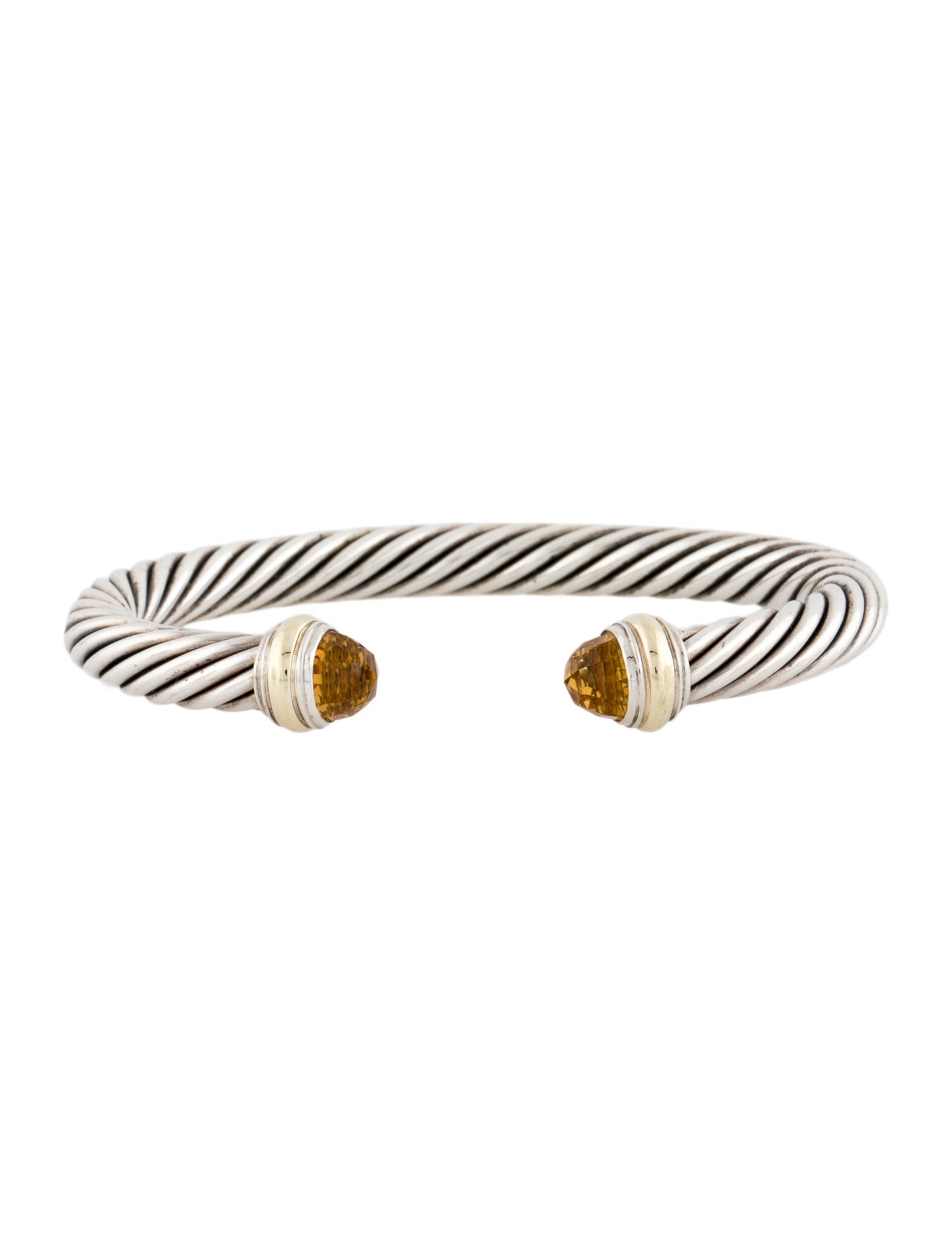 David Yurman Citrine Classic Cable Cuff