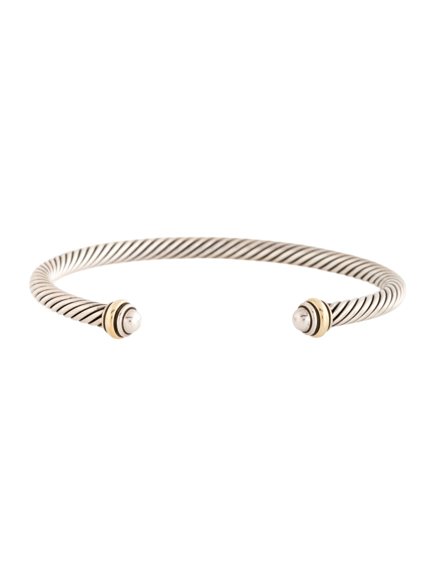 David Yurman Two-Tone Classic Cable Bracelet