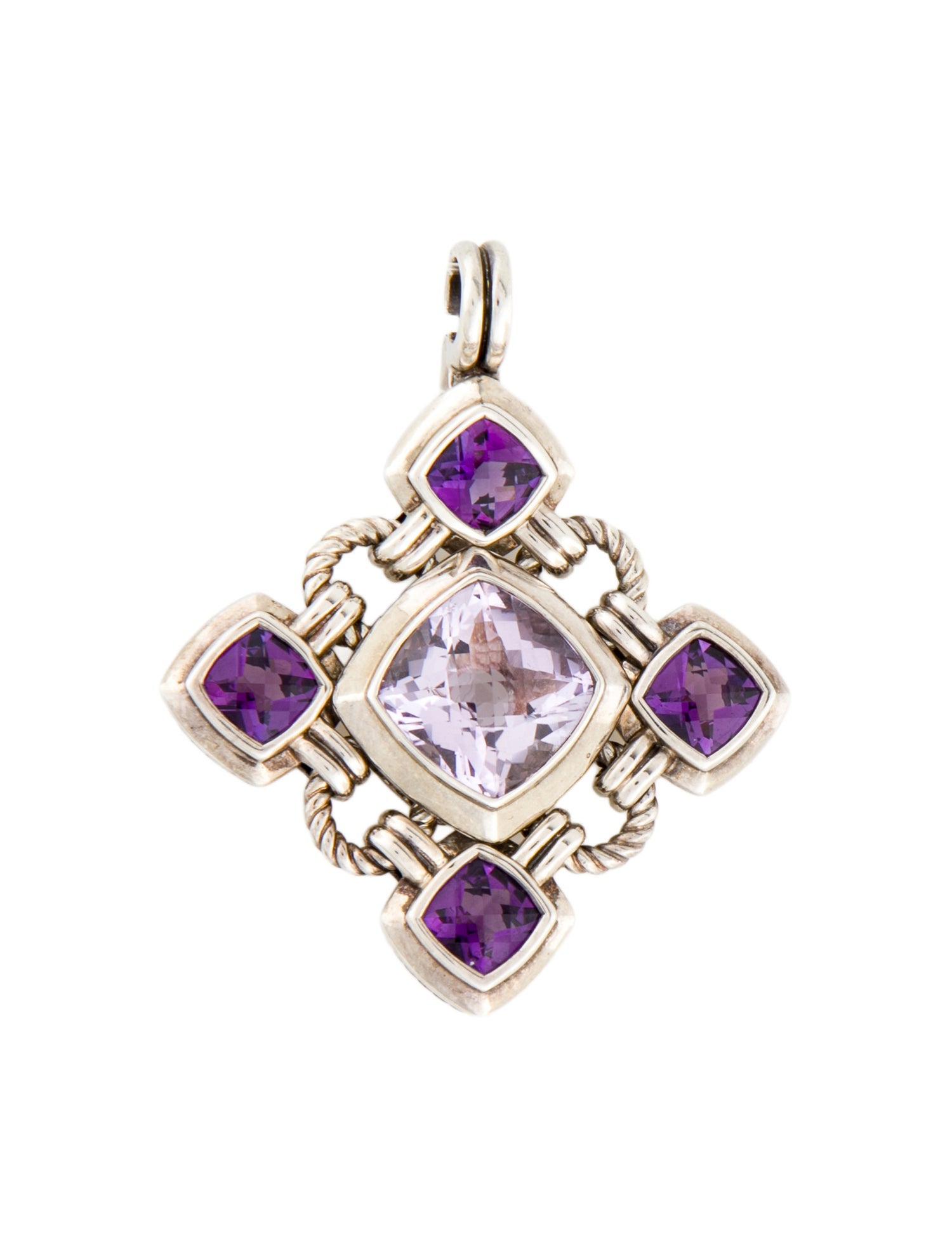 David Yurman Amethyst Renaissance Pendant