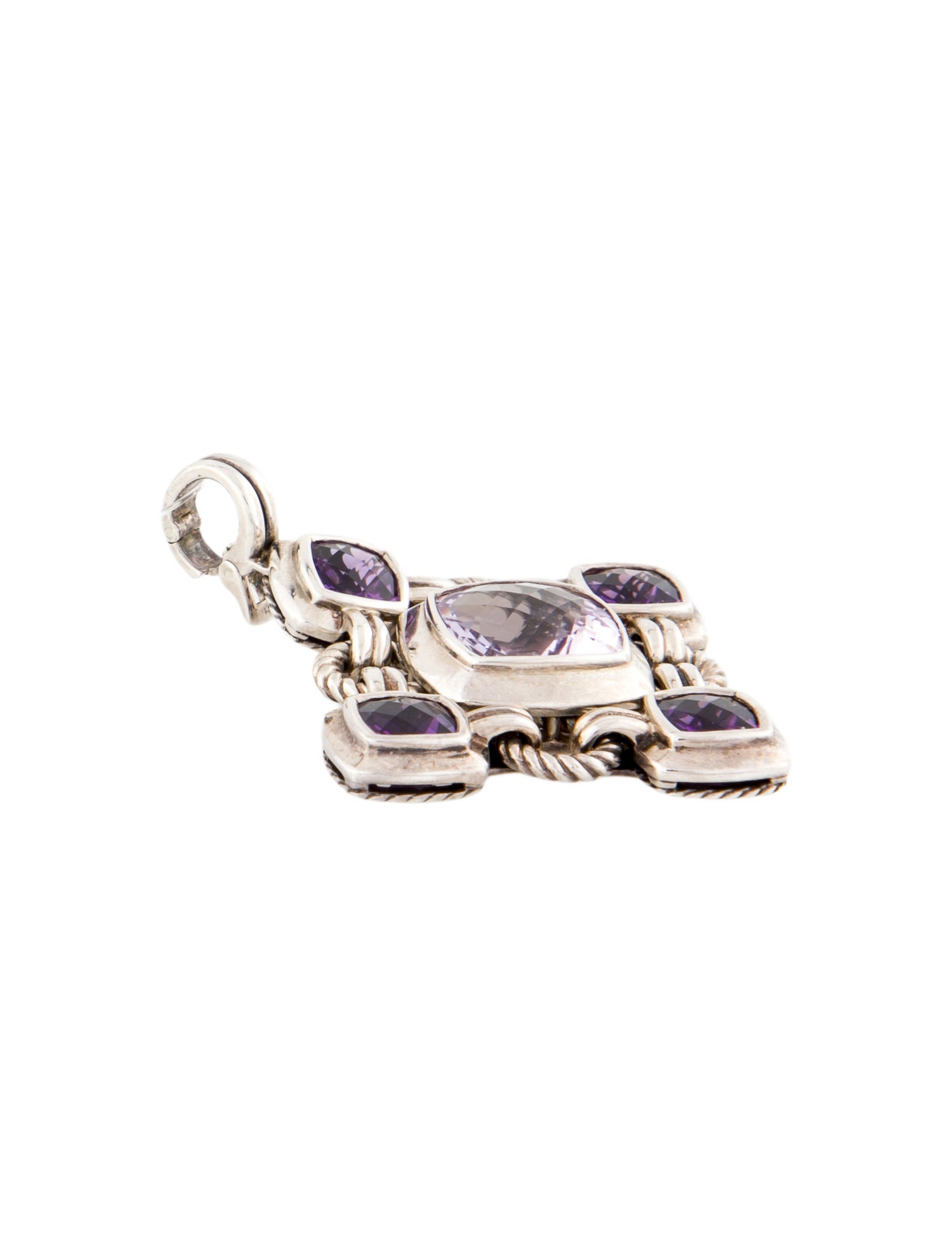 David Yurman Amethyst Renaissance Pendant