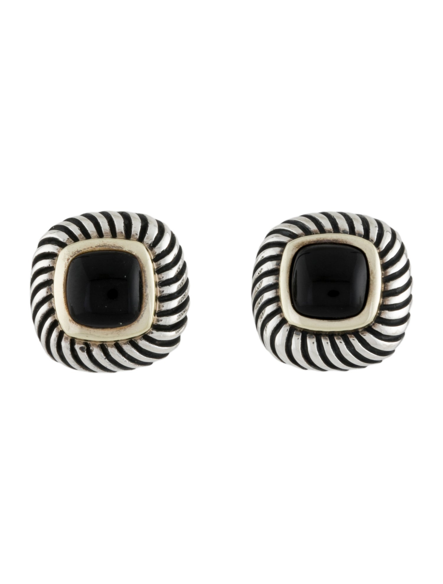 David Yurman Vintage Onyx Albion Studs