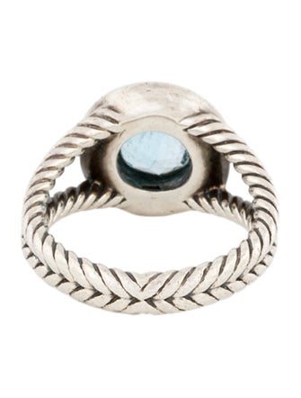 David Yurman Topaz & Diamond Cerise Cocktail Ring