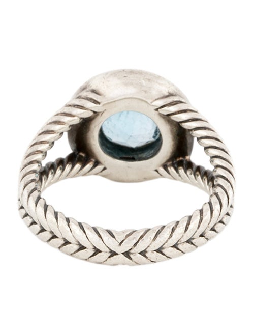 David Yurman Topaz & Diamond Cerise Cocktail Ring