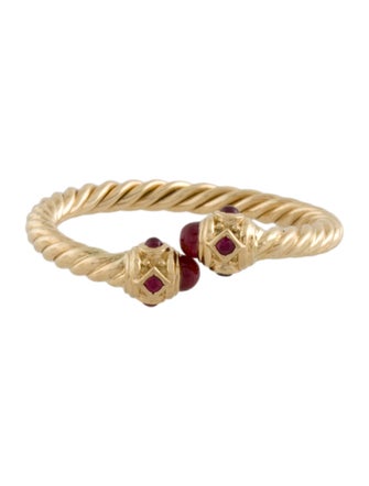 David Yurman 18K Ruby Renaissance Ring