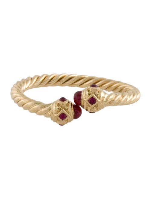 David Yurman 18K Ruby Renaissance Ring