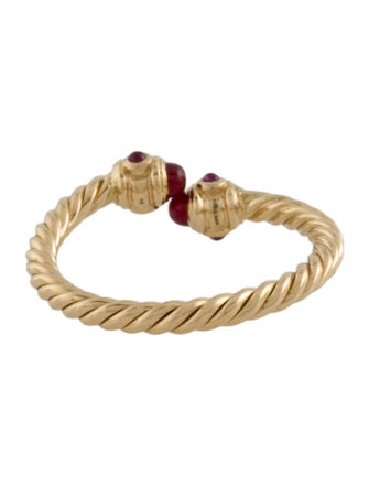 David Yurman 18K Ruby Renaissance Ring