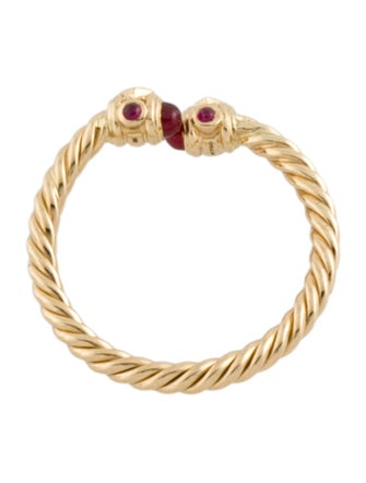 David Yurman 18K Ruby Renaissance Ring